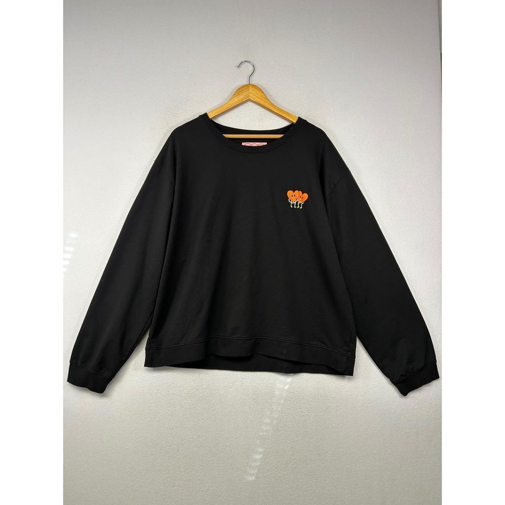 Latina Owned JZD Womens 1X Black Abracemos Nuestra Identidad Graphic Sweatshirt